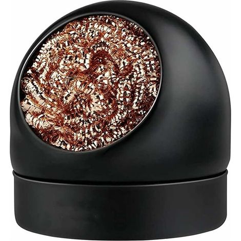 Nettoyeur pour pointes de fer à souder,fil de nettoyage pour pointe à souder,boule de nettoyage et base,support souple enroulé en laiton (pas d'eau) (1/5)