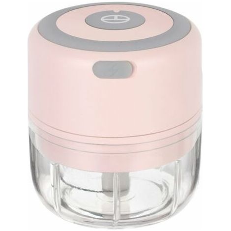 TAISHENGDA-Mini Picadora, Picadora de Cebolla Electrica Duradera de 100 Ml de Capacidad para Utensilios de Cocina (Rosa) (1/5)