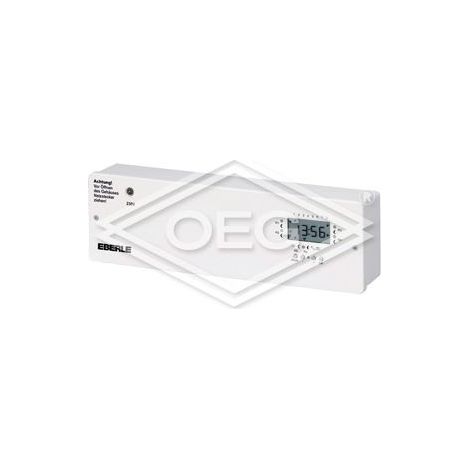 Barre à borne à 6 canaux Eberle EVU-24, 24V horloge prêt à brancher avec rail