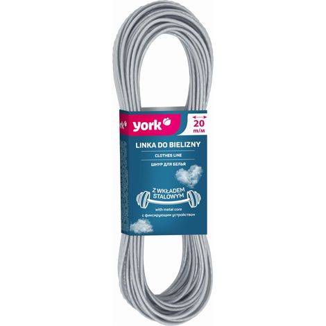 Corde à Linge de Camping Portable 20m avec Câble Interne en Acier Fil à Linge Robuste et Résistant aux Intempéries Idéal pour Voyage Extérieur Jardin Buanderie et Salle de Bain Étendoir