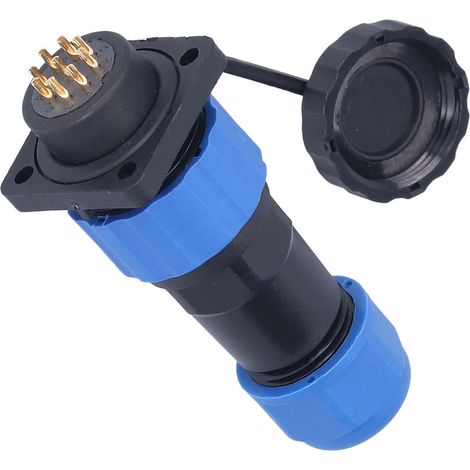Wasserdichter quadratischer Stromanschluss für Luftfahrtanwendungen, Schweiß- und Industrieadapter, 250 V, 5 A, SP209-polig (1/5)