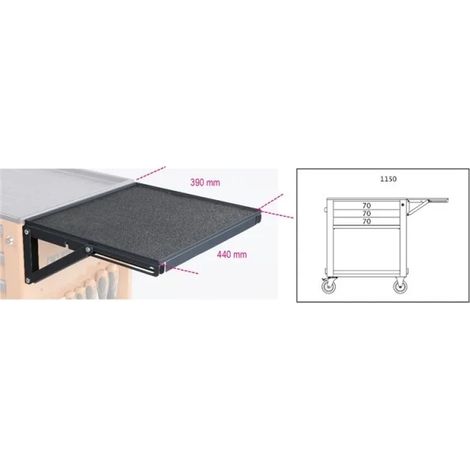 Beta 2400 RSC24/MP Tablette pliante pour bloc-tiroirs RSC24