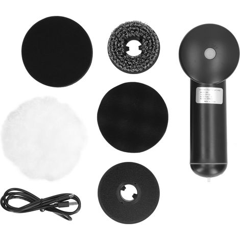 Polisseuse voiture sans fil, lustreuse électrique rechargeable, appareil de polissage à batterie intégrée, cireuse auto portable pour domicile. (1/5)