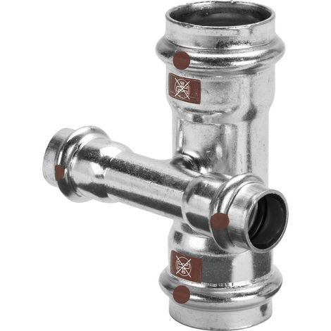 Viega Croce Temponox, d1 22, d2 15 acciaio inossidabile modello 1748, 812560
