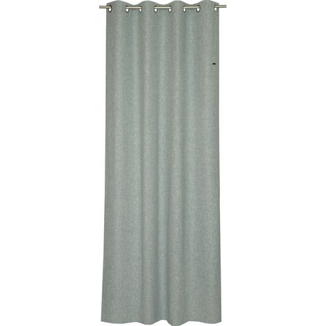 ESPRIT Blickdichter Ösenvorhang HARP - 1 Stück 140x250 cm, Hellblau