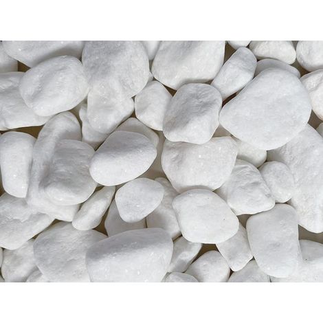Ciottoli, sassi per giardino, Thassos 30-60 mm (40 sacchi da 25 kg)