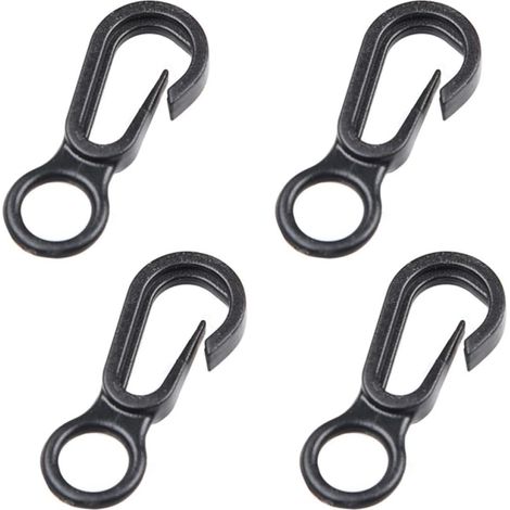 4 piquets tente U aluminium – stables neige/plage, résistants vent, couleur rouge + aléatoire, matériel extérieur