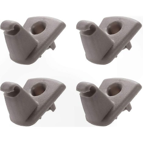 Clips et crochets de fixation gris pour pare-soleil pour les modèles Chrysler 300 et Dodge 2005-2006, lot de 4 supports de suspension intérieurs gris.