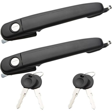 Maniglie anteriori sinistra e destra adatte per Volkswagen Polo, maniglia porta auto 6N0837207C-Crezuo