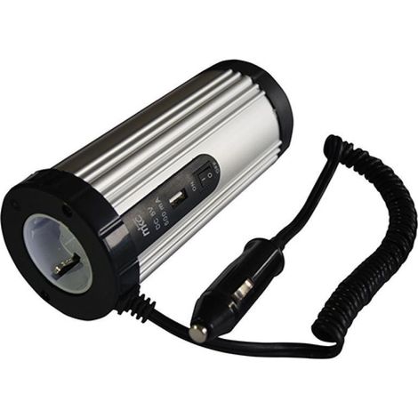 Inverter 12dc 230vca 150w usb softstart onda sinusoidale modificata melchioni 491929501