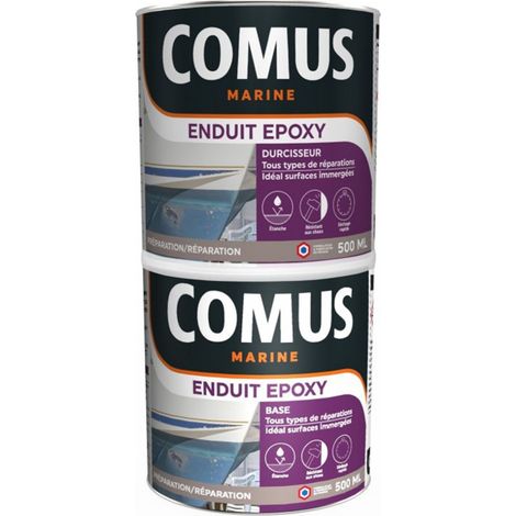 ENDUIT EPOXY (B+D)  -1L -  Enduit léger avec résines époxy et charges - COMUS (1/3)