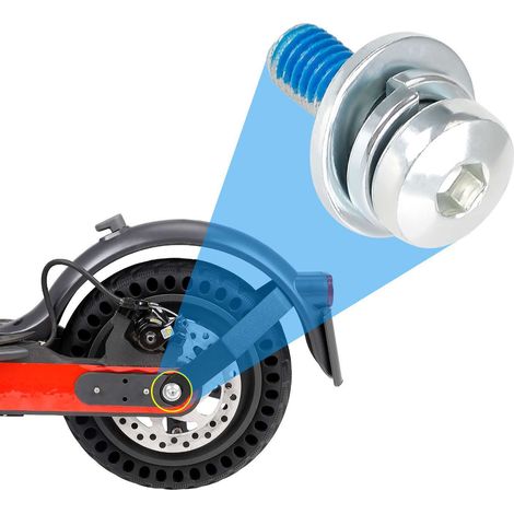 Boulons de fixation de la roue arrière pour trottinette électrique M365 Pro 1S, vis en acier inoxydable pour roulement de roue arrière