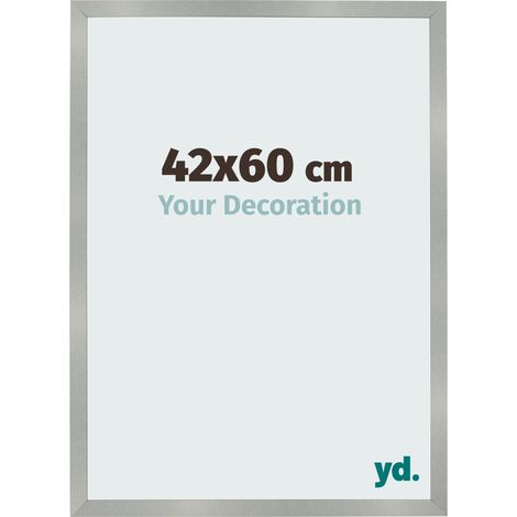 yd. - Cadre photo 42x60 - Aluminium Brosse - MDF - Bologna (1/5)