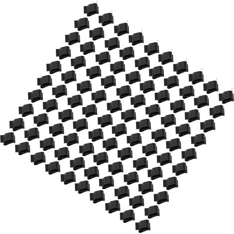 100 attaches de câble pour panneaux solaires, en plastique PA66, pour câbles photovoltaïques de 6 à 6,5 mm de diamètre (1/5)