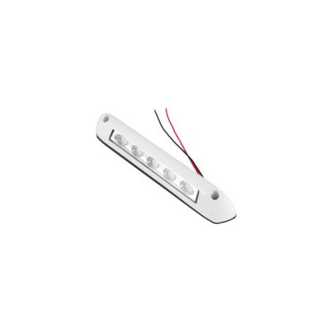 Lumière LED 12V / 24V RV LED Lumière Universelle 8W Auvent Étanche Porche Lampe Bar Camping-Car Éclairage Extérieur