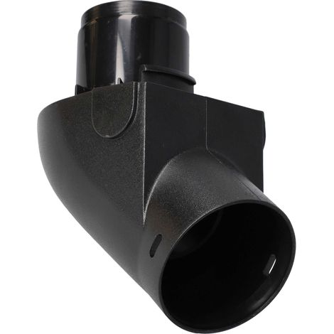 vhbw Schlauch-Adapter kompatibel mit Miele S429, S430, S431, S436I, S438, S439, S440 Staubsauger, Staubsaugerschlauch - Anschlussadapter, Schwarz