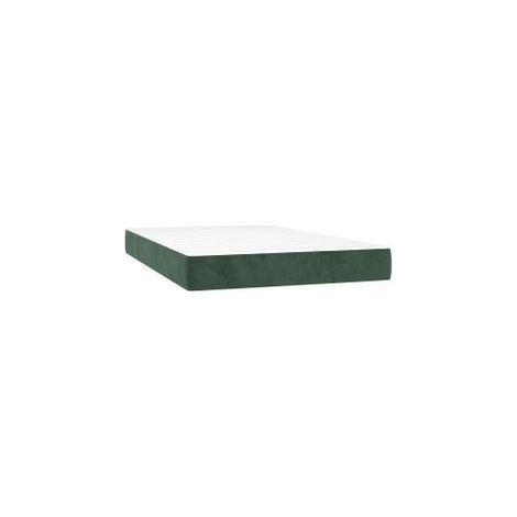 Matelas de lit à ressorts ensachés Vert foncé 120x200x20 (1/5)