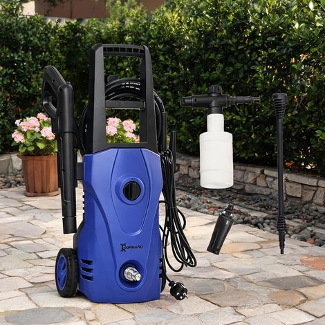 Nettoyeur haute pression polyvalent 1600W buse réglable tuyau 6m (1/5)