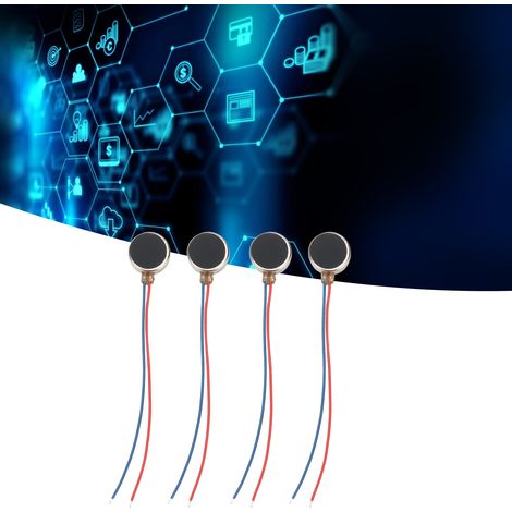 Moteur vibrant plat mini 30 pièces pour téléphones et tablettes, 3V 12000 tr/min, ultra-fin