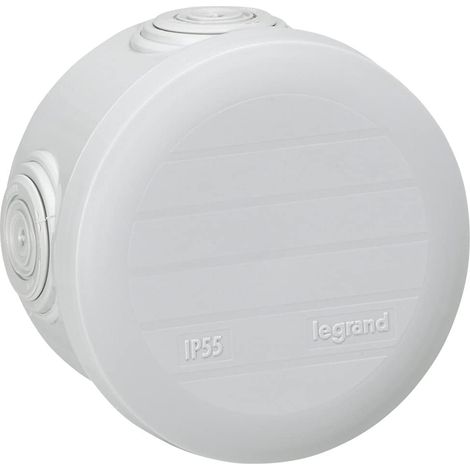 1 Boîte De Dérivation Plexo, Étanchéité IP55, 6 Entrées Pré-défonçables, Pour Raccordement Électrique Intérieur Et Extérieur