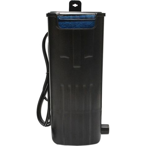 Filtre pour aquarium à tortues avec pompe à eau silencieuse, idéal pour les terrariums à faible niveau d'eau et à effet cascade. Parfait. (1/5)