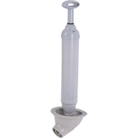 BUNTHAUS Déboucheur de Toilette à Air Comprimé, Ventouse Deboucheur WC Têtes de Piston et Gonfleur, Débouchage Canalisation Débouchage pour Toilette, Déboucheur WC Deboucheur Canalisation (Gris)