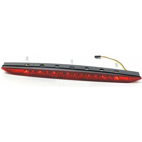 Luz de freno de portón trasero – Luz de freno de portón trasero con lente roja transparente para BMW E85 Z4 2002-2008 63256917378 – Roja (1/4)