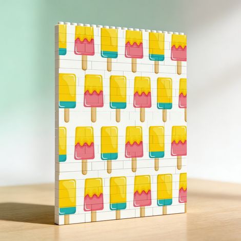 Cadre mémoire DIY adulte en briques, cadeau spécial pour lui et elle (1/5)