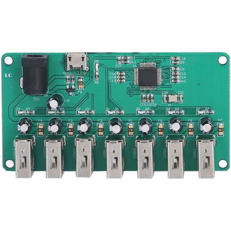USB2.0 Hub Module 1 to 7 Port Drive Free Expansion Board for Windows for Linux for Android