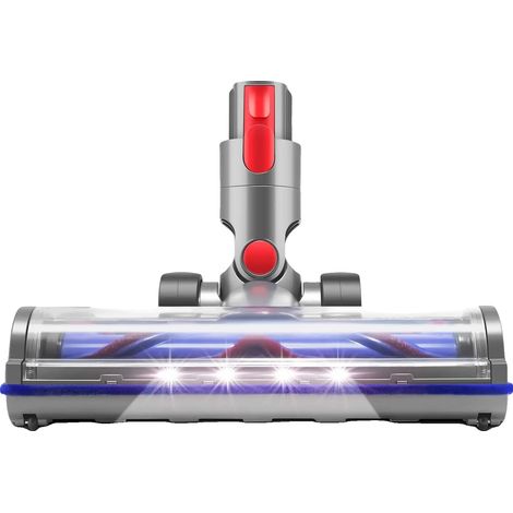 Cepillo giratorio, pieza de repuesto para aspiradora, compatible con Dyson V7 V8 V10 V11 V15, material duradero, rotación flexible, azul. (1/2)