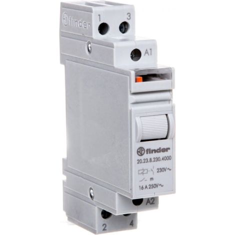Relé de impulso 1NA 1NC 16A 230V AC AgSnO2 202382304000