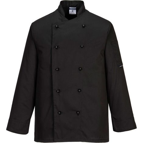 Küchenjacke Somerset Schwarz L (1/2)