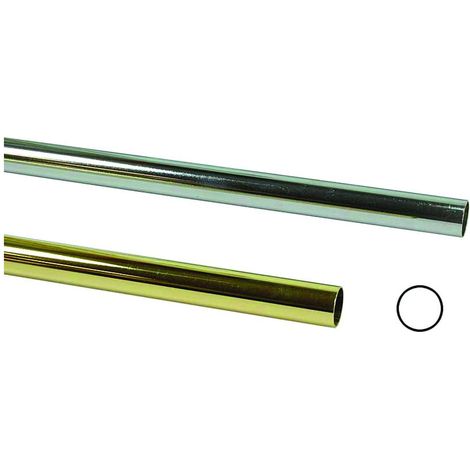 Tubo Armadio Tondo ø 25 mm - Altezza 3 mt - Finitura Cromata
