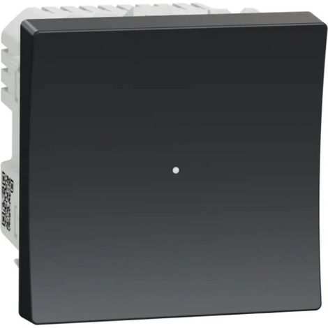 Wiser Unica - variateur poussoir - 2 fils - zigbee - anthracite - méca seul (NU351554W) (1/4)