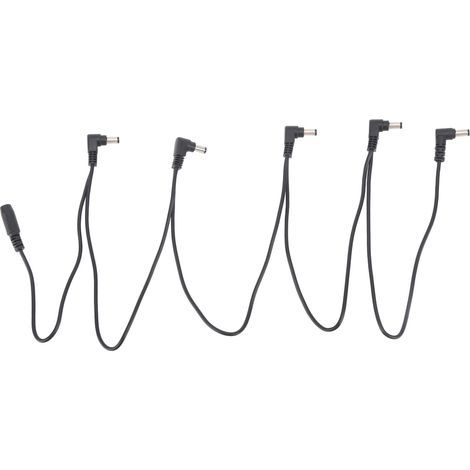 Câble séparateur d'alimentation pour pédales d'effets guitare, 1 à 5 voies, compatible adaptateur DC (1/5)