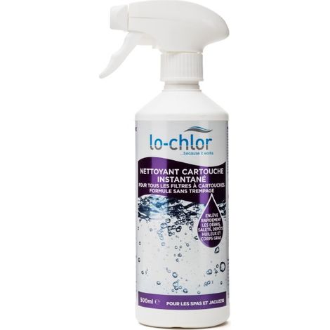 Nettoyant cartouche instantané 500 ml – Élimine débris et huiles – Formule renforcée pour nettoyage rapide – LCC5000544 – Lo-Chlor