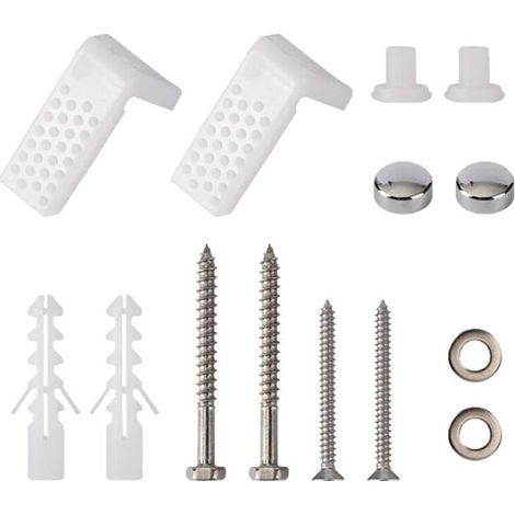 Accessoires De Fixation De Toilettes,Vis Fixation Cuvette Wc Kit De Fixation Au Sol Pour Cuvette De Wc Vis Fixation Abattant WcJeu De Vis Pour La Fixation De La Baignoire (1/5)
