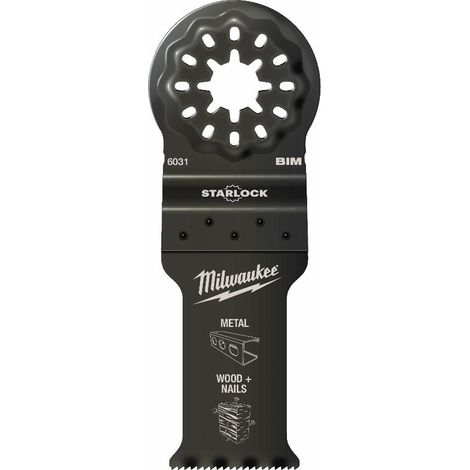 MILWAUKEE Hoja multiherramienta bimetálica - 28x47 mm - 48906031 (1/2)
