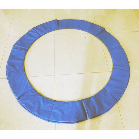 Housse de protection pour trampoline 16 pieds, bâche bleue imperméable, couvre-trampoline extérieur résistant UV, housse ronde 4,88 m avec cordon de serrage (1/5)