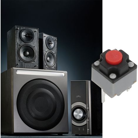 Lot de 20 interrupteurs à bouton-poussoir tactiles étanches de 6 x 6 x 7,3 mm (1/5)