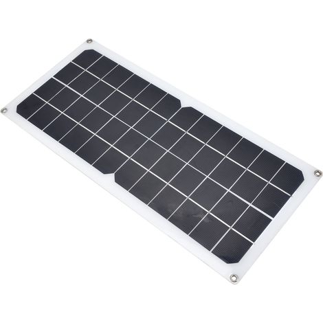 Panneau solaire photovoltaïque 10 W avec kit de ventilateur et deux ports USB femelles pour voitures, bateaux, avions et satellites (1/5)