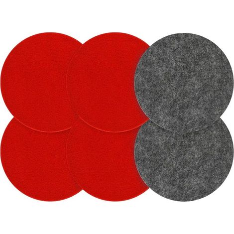 de polissage en feutre de 125 mm 5 pouces accessoire adhésif (1/5)