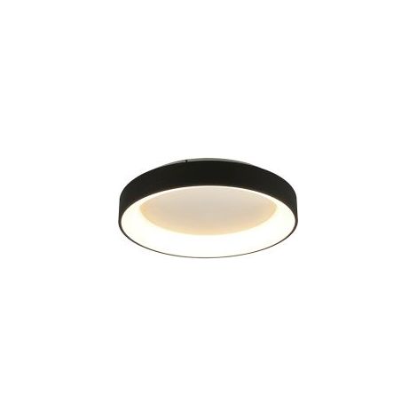Mantra Plafón LED redondo Niseko II negro dimable 2700-5000k Ø 90-78-65-50-38 cm (1/3)