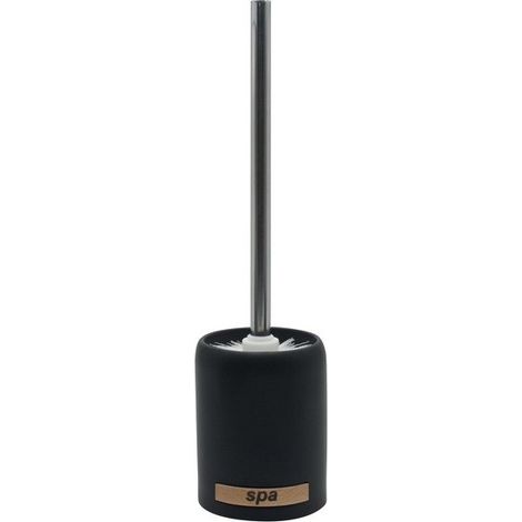 Brosse Wc avec support Céramique SPA Noir MSV (1/3)