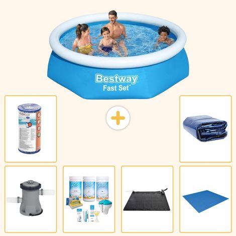 Bestway Bestway Fast Set Ronde - 244x61 cm - 7-pièces S21406 (1/5)