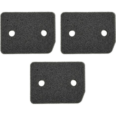 Trade-Shop Schwammfilter / Schaumfilter / Sockelfilter Ersatz für Miele 9164761 09164761 00916476100017 9164760 4054905442652 / Wärmepumpentrockner - 3 Stück