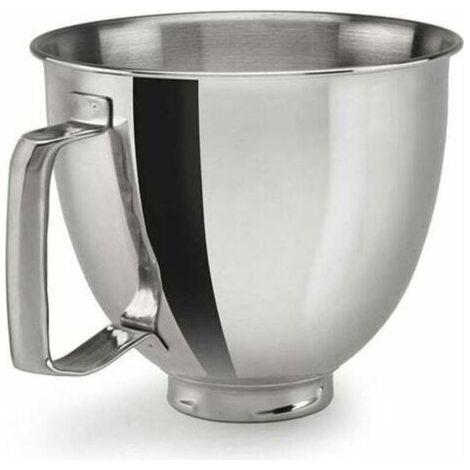 KitchenAid Bol mélangeur en acier inoxydable Kaishanyi Chef Machine Accessoires K5THSBP pour 5QT avec poignée (1/4)