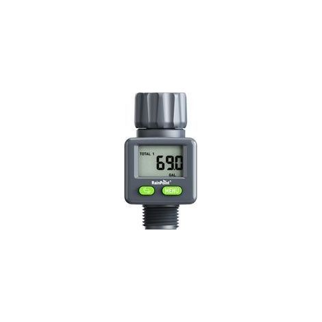 Wasserzähler mit LED-Anzeige – Bewässerungstimer mit 4 Modi – Integrierter Hall-Sensor – Wasserdicht gemäß IPX6 für den Außenbereich (1/5)