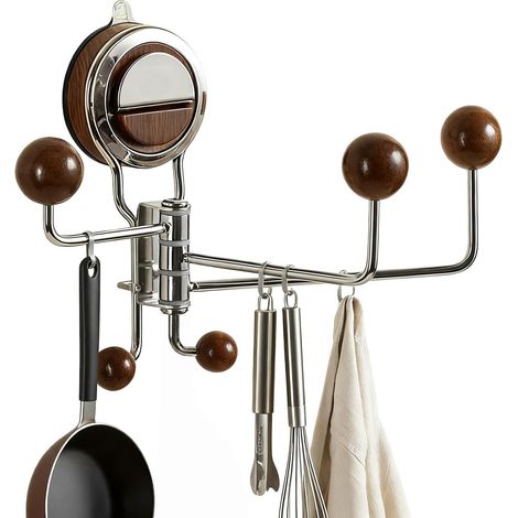 de douche à ventouse sans perçage rangement rotatif fixation (1/5)