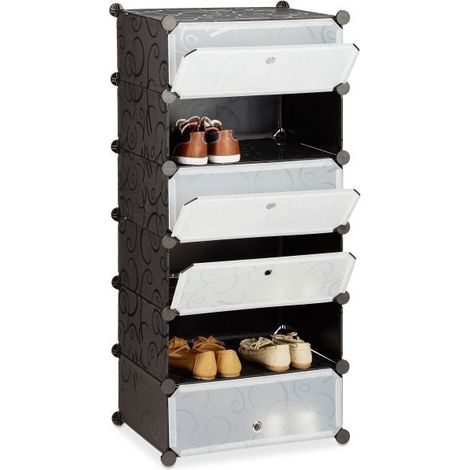 6 compartment shoe cabinet